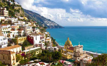 View of Praiano to Positano